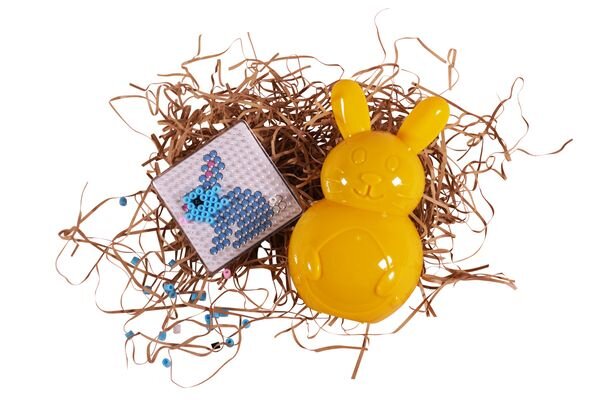 Hasenförmchen und Bügelperlensets, 12 Sets