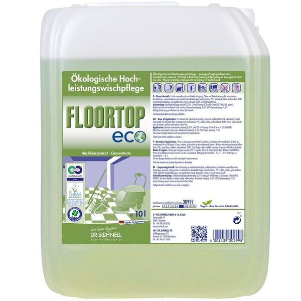 DR. SCHNELL Floortop Eco, Wischpflege, 10 l