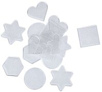 Steckplatten für Bügelperlen in 5 Motiven, 15...