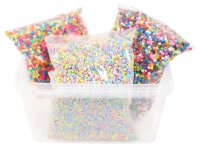 Bügelperlen im Eimer, 30.000 Stück, 10 Farben...