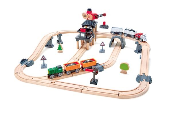 HAPE Holzeisenbahn - Bergbau-Set