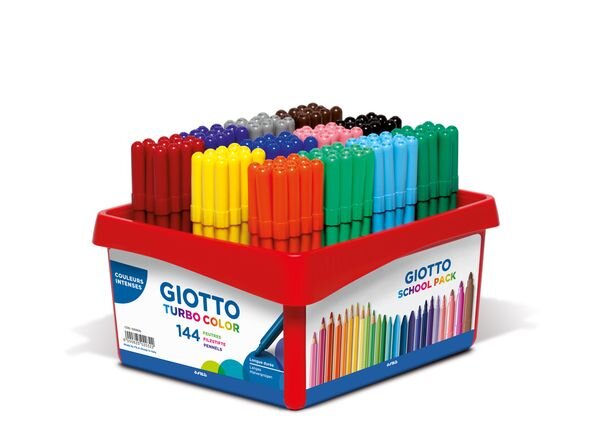 GIOTTO Fasermaler Turbo Color, 144 Stifte