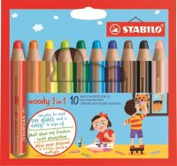STABILO Woody 3 in 1, 10er Etui