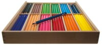 edu3 Jumbo Tri - 144 Buntstifte in Holzbox