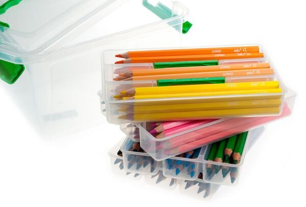 edu³ Jumbo Hex - 120 Buntstifte in Maxi-Box