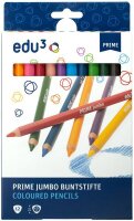 edu³ PRIME Jumbo Tri, 12 Buntstifte