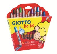 GIOTTO be-bè Jumbo, 12 Farbstifte & 1 Spitzer