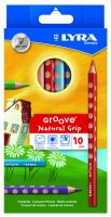 LYRA Groove Buntstifte, 10 Farben
