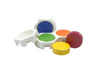 ELVIRAS Tempera-Palette hexagonal fÃ¼r 44...