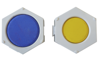 ELVIRAS Tempera-Palette hexagonal fÃ¼r 44 mm BlÃ¶cke, 12 StÃ¼ck
