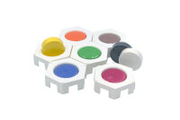 Tempera-Palette, hexagonal, für 44 mm-Blöcke