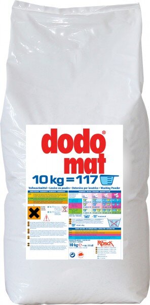 Vollwaschmittel dodomat Professional, 117 Waschladungen, 10 kg Waschpulver