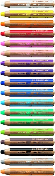 STABILO Woody 3 in 1, 5er Pack