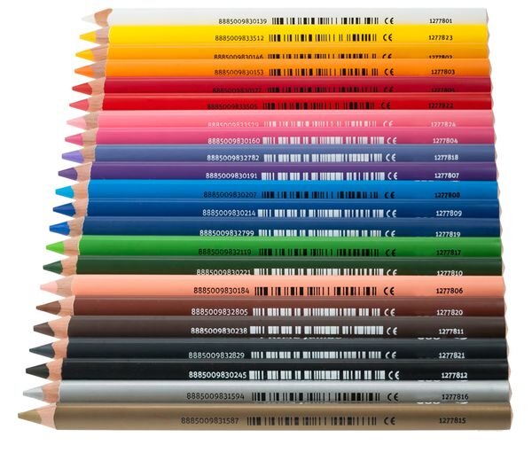 edu³ PRIME Jumbo Tri, 12 Buntstifte in einer Wunschfarbe