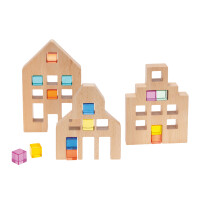 Holzhäuser 3er Set