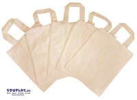 Baumwolltasche groß, 5er Satz zum Gestalten