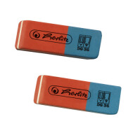 Radierer BR 4 rot/blau (2 Stück)