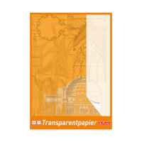 Transparentpapierblock A4 30 Blatt (weiß) Herlitz