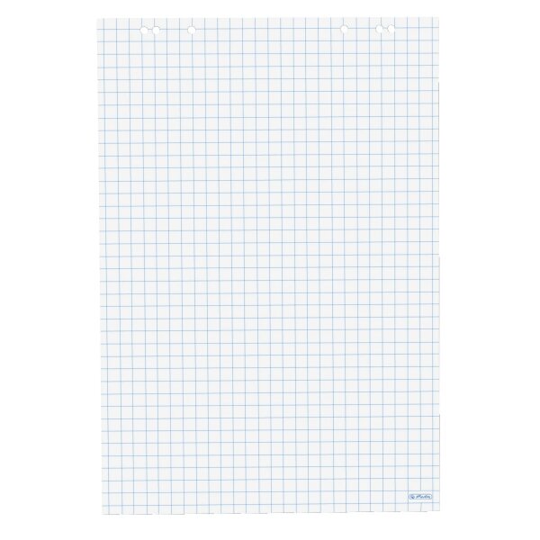 Flipchartblock kariert 68x99 cm Recyc. 20 Blatt 6-fach Lochung