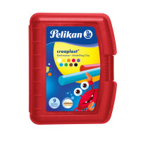 creaplast Kinderknete 9 Farben in einer Box