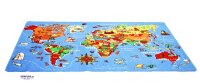 Spielteppich Welt 140 x 200 cm