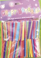 Bastelhölzchen bunt, extraklein