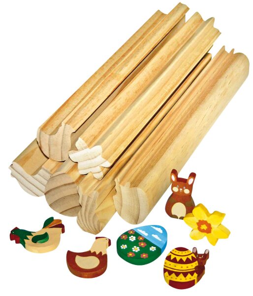 Profilholz Ostern 6er Set