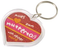 Schlüsselanhänger Acrylherz