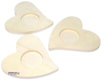 Teelichthalter Herz 3er Set