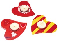 Teelichthalter Herz 3er Set