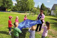 Schwungtuch 360 cm BLAU