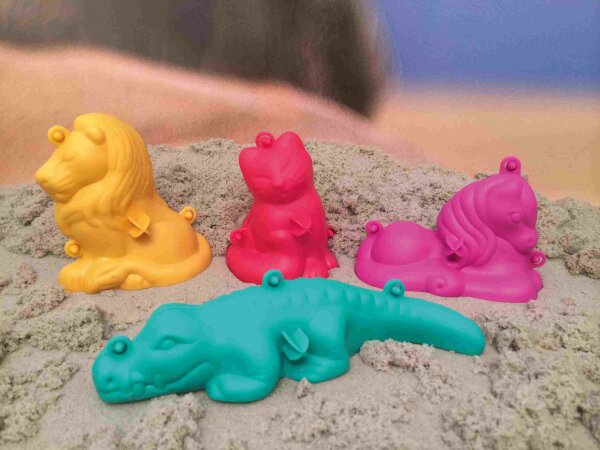 Sandform 3D klein indoor, 4er Set