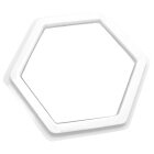 Riesenstempelkissen 6-eckig 14 x 14 cm Blanko