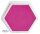Riesenstempelkissen 6-eckig 14 x 14 cm Pink