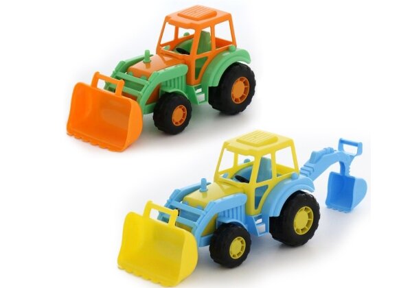 Traktor mit Frontlader, 2f.-sort.