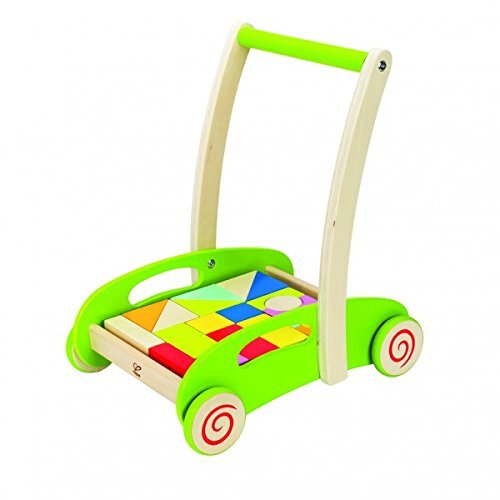 Hape Lauflernwagen mit Bauklötzen