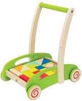 Hape Lauflernwagen mit Bauklötzen