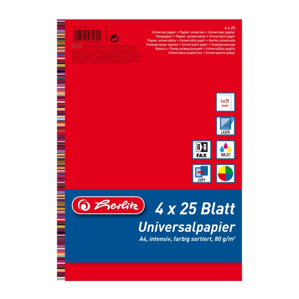Herlitz Universalpapier Colourmix A4