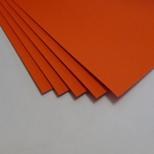 Tonzeichenpapier 50 x 70 cm, 130 g Intensiv orange