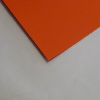 Tonzeichenpapier 50 x 70 cm, 130 g Intensiv orange