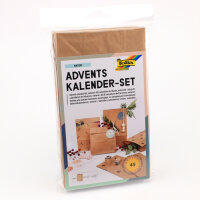 Adventskalender-Set Papiertüten natur