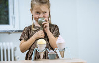 Eis-Set aus Biokunststoff