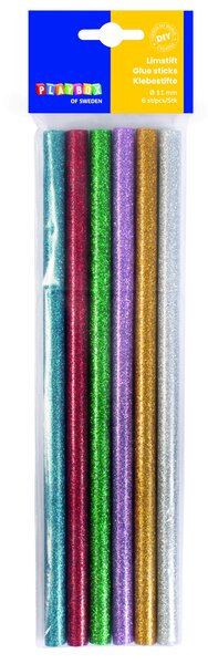Heißklebesticks für 170° Pistole Ø 11 mm, farbig 6 Stück