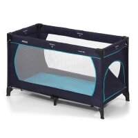 Hauck Reisebett Dreamn Play Plus  navy/aqua