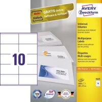 Universaletiketten, 1000 Stück