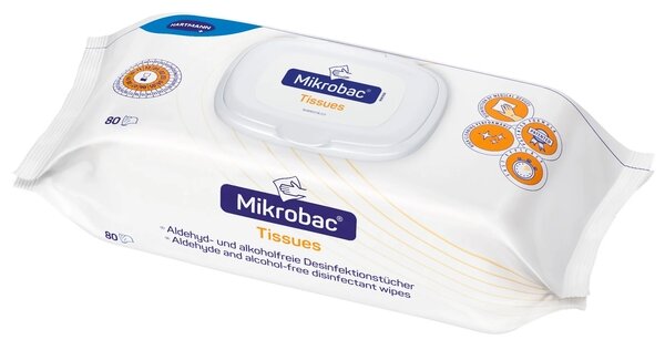 Bode Mikrobac Tissues, 80 alkoholfreie Tücher