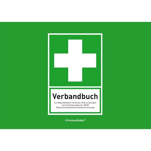 Verbandbuch zur Unfalldokumentation, DIN A5
