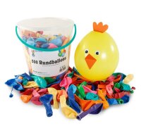 500 Luftballons im Eimer