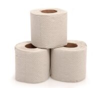 Toilettenpapier, 2-lagig natur, 8 Rollen