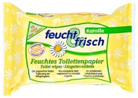Toilettenpapier feucht Kamille, 4 x 70 Tücher